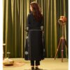 Black Silk 3-Piece Suit Set with Linning