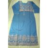 Women Light Blue Banarasi Silk Kurta