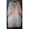Golden-Magenta Chanderi 3-Pc Silk Suit Set