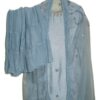 Sky Blue Maslin Suit with beautiful Sharara and Dupatta