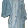 Sky Blue Maslin Suit with beautiful Sharara and Dupatta