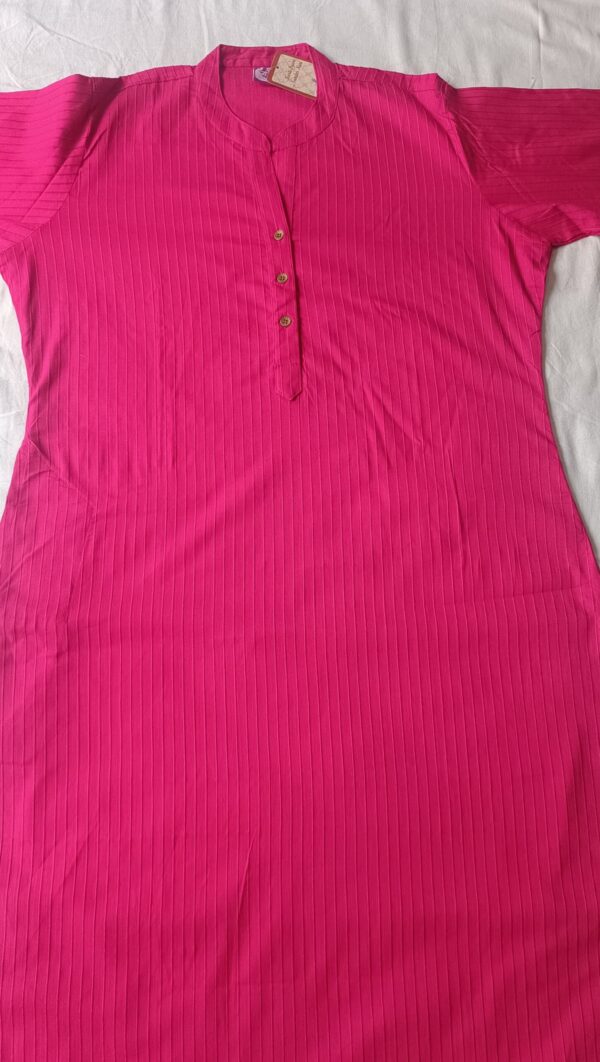 Magenta Beautiful Stretchable Single Piece Kurti