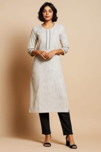 Women Khadi Silk Kurti