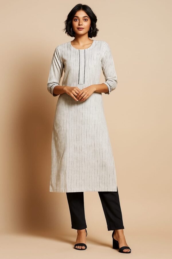Women Khadi Silk Kurti