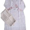 Masleen Off-White 3-Pc Suit Set with Linning