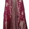 Women Mauve Silk Blend 3-Pc Suit Set