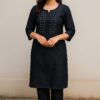 Black Stylish Denim Kurti