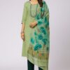 Women 3-piece Silk Full Suit Set