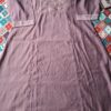 Purple Simple Stylish Silk Kurti