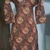 Women deep reddish-brown Cotton Kurti
