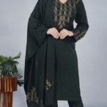 Green Wool-Blend Suit