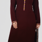 Maroon Single-pc Kurti